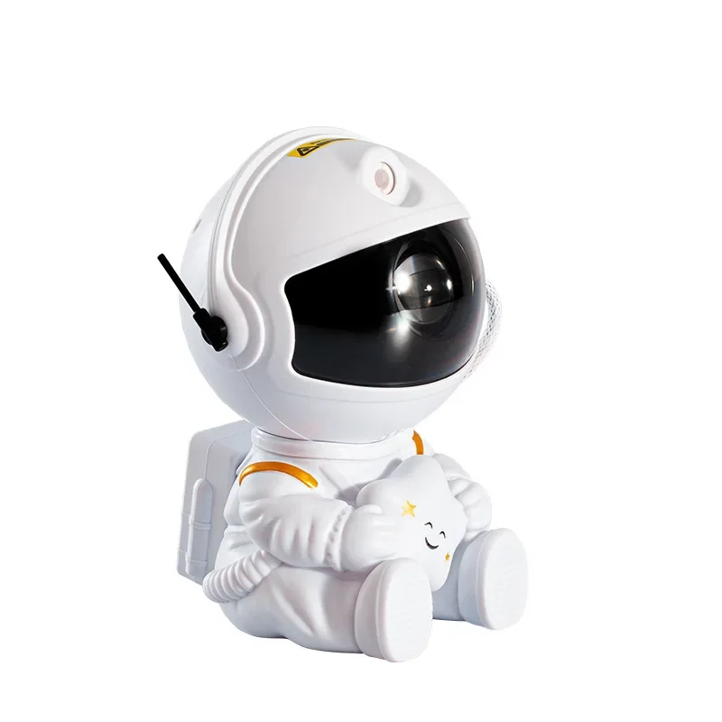 Kids Star Projector Night Light Robot 360° Rotating Night Light Stepless Dimming Projector Night Lamp Net Red Selfie Light  Lamp