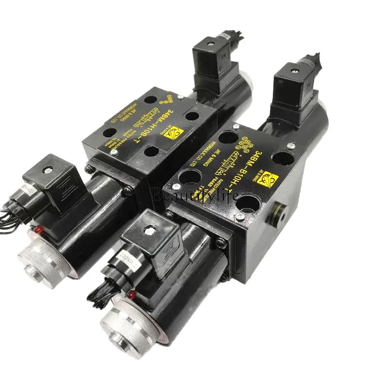 

jj4 Hydraulic solenoid directional valve 34BY-H10B-T-220V/34BK