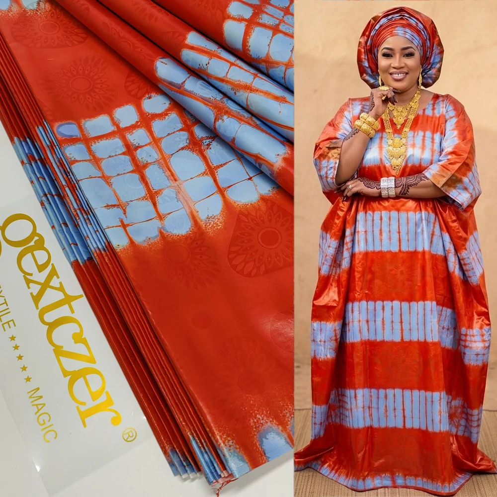 Top Quality Origianl Perfume Jacquard Bazin Riche Lace For Nigerian Noble Lady Evening Party Sewing Material