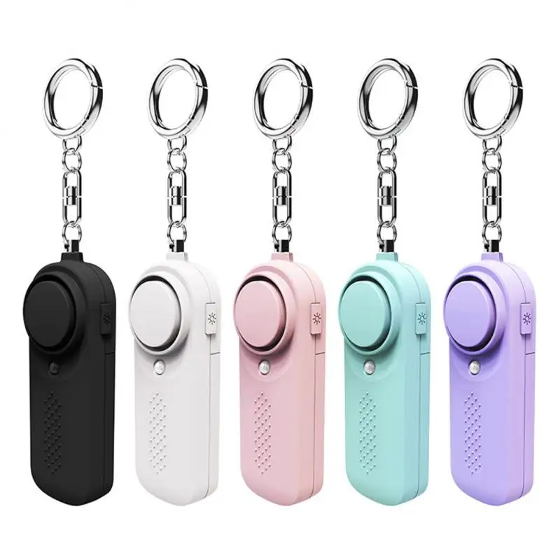 New Personal Alarm 130db Emergency Alarm For Girl Child Women Anti-wolf Alert Self Defense Alarm Convenient  Carry Alarm 130db