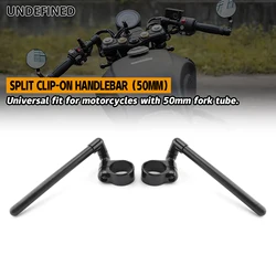50mm Adjustable Clip-ons Handlebar Raiser For Ducati 750 SS 900 SS ST3 Honda CBR1000RR RC51 Triumph Street Triple MV AGUSTA F3