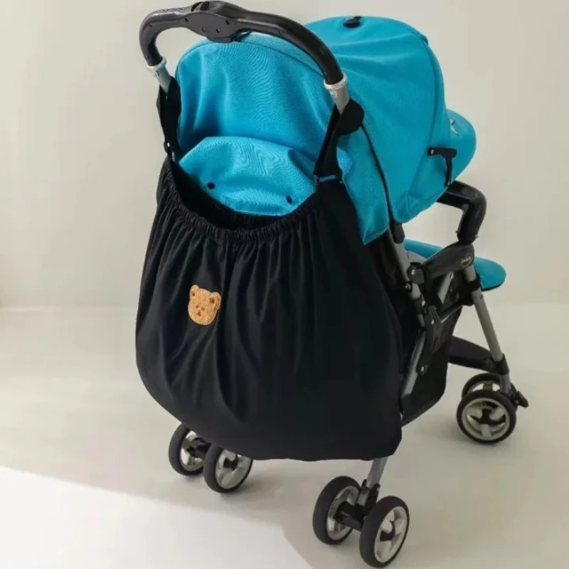 

Baby Stroller Hanging Organizer New Mom Tote Bag Storage Compartments Large Capacity for Diaper Essential Stroller Accessories