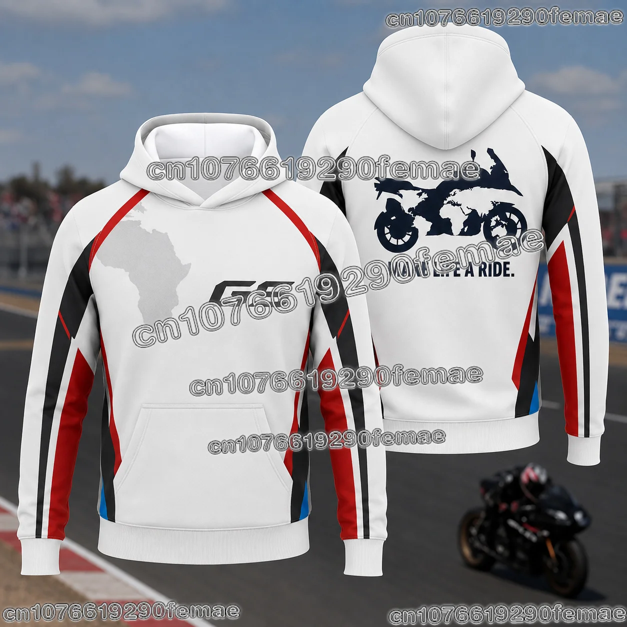 GS Adventure Motorrad Enthusiast Hoodie Outdoor Motorcycle Riding Pullover Long Sleeve Casual Fashion Comfortable Rider Clothing