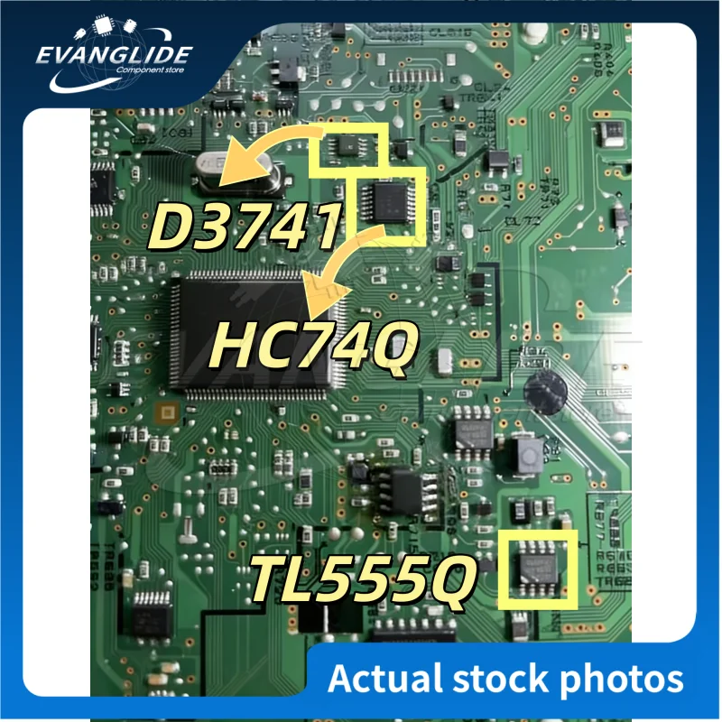 1 SET Original & New D3741 HC74Q TL555Q Fix For Honda /CRV/Fit/Civic Display flickering/flashing /backlight / display blurry
