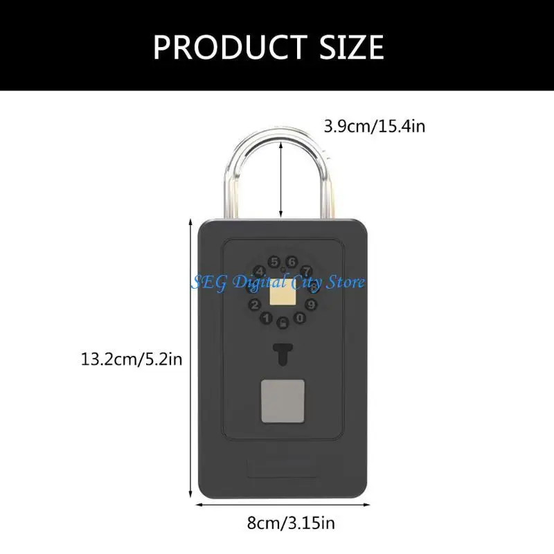 صندوق مفاتيح أمان U75B مزود ببصمة الإصبع وإمكانية الوصول إلى الأسنان الزرقاء، صندوق أمان ذكي لاسلكي لسهولة إدارة المفاتيح #6