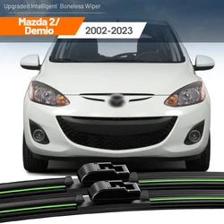 2pcs For Mazda Mazda 2 Demio 2002-2023 Front Windshield Wiper Blades 2008 2009 2010 2012 2015 2017 Windscreen Window Accessories