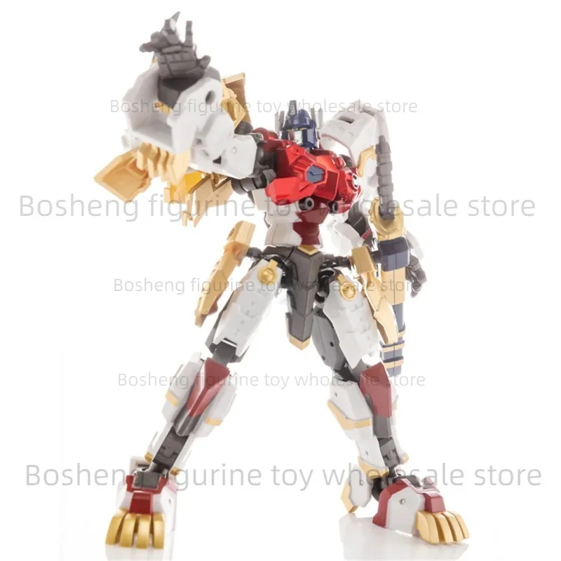 [IN VOORRAAD] Transformeerd Speelgoed CD-01 CD01 CD-01B Wit Zwart LEEUW GEZICHT OP COMMANDER Lio Convoy Action Figure