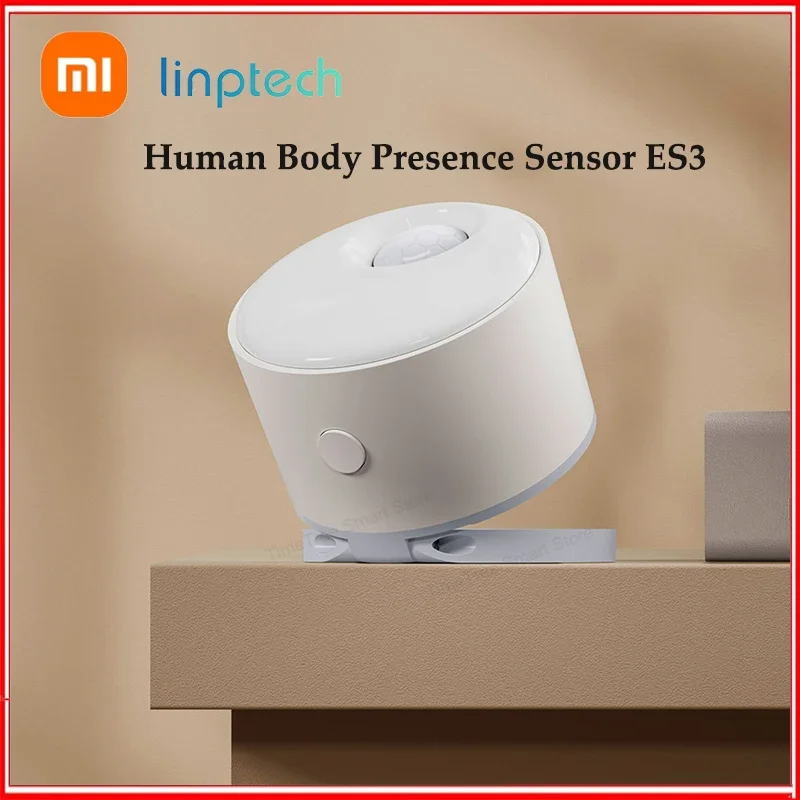 Xiaomi linptech เซ็นเซอร์แสดงตนของร่างกายมนุษย์ ES3 6M 180 °   การเหนี่ยวนําอินฟราเรดไพโรอิเล็กทริกการจดจําร่างกายมนุษย์แบบคงที่ Mi Home APP