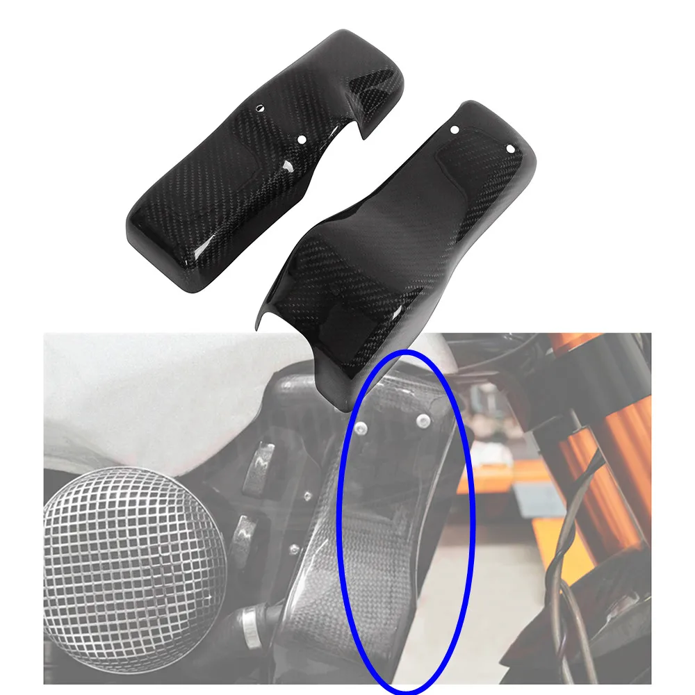 

For BMW K100 K75 Side Water Tank Cover Protector Carbon Fiber Motorcycle Cafe Racer Accessories