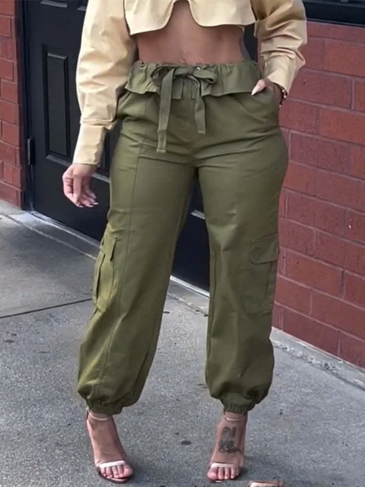 Wmstar Pants Women Wholesale European American Cross Border Woman Fashion Casual Tapered Workwear Trousers Summer One Pieces