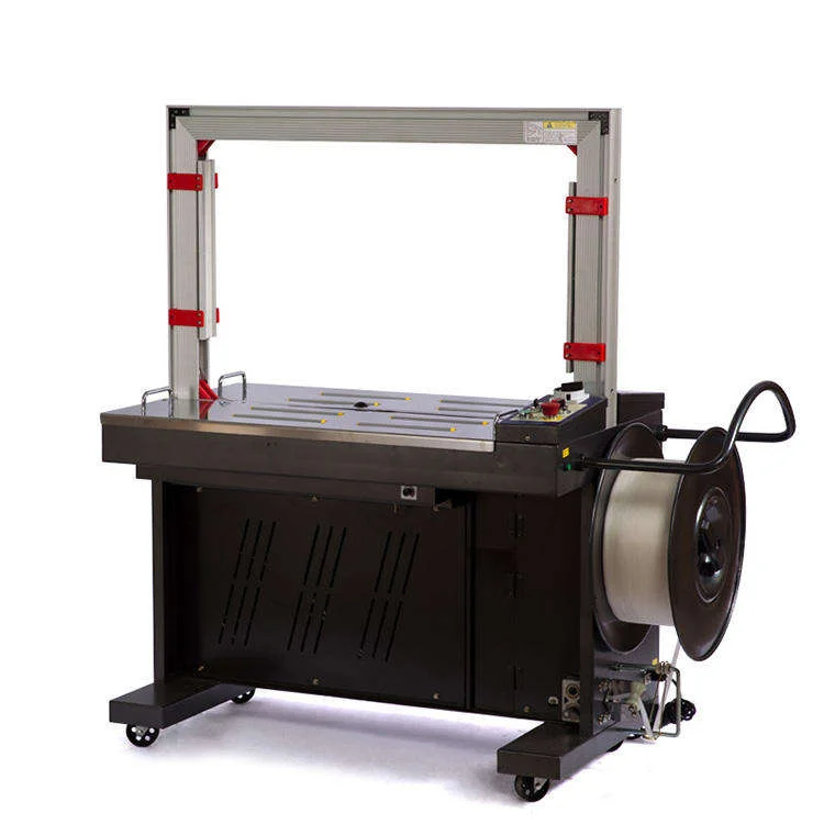Tyre Poly Pack Pp Case Box Plastic Belt Strapping Machine PackagerLT-DBA150 Automatic Carton Box Automatic High Platform Table