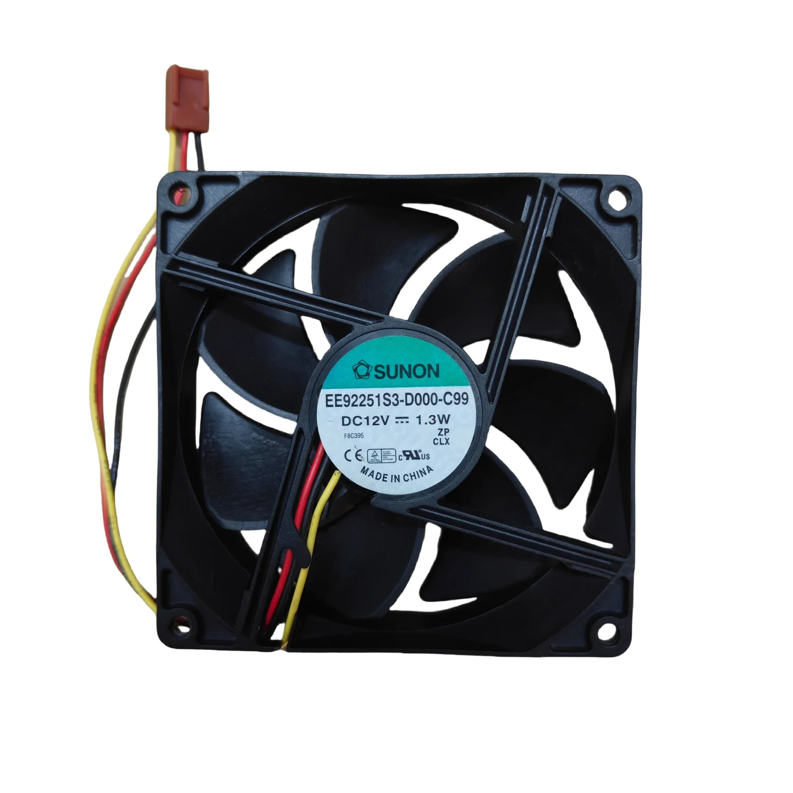 

Original SUNON EE92251S3-D000-C99 12V 1.3W 92x92x25mm Magnetic Levitation Quiet Fan for Dell Chassis, 2200RPM 39CFM 28dBA