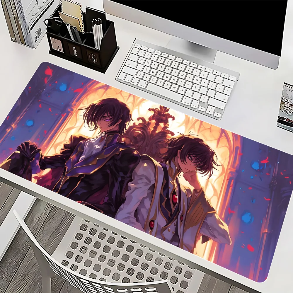 R-Rebellious L-Lelouch Mousepad Mause Pad Mouses Rug Office Accessories Desk Mat Mousepad Keyboard Gaming Pc Mats Large Carpet