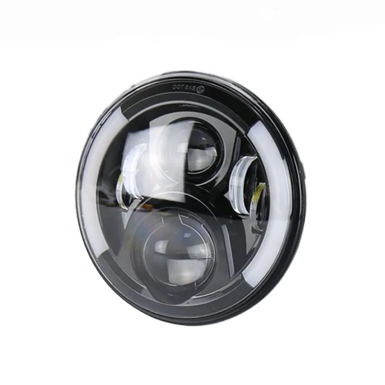 

7 inch motorcycle accessories motorcycle led headlight with drl 50w round led headlight for jeep compass