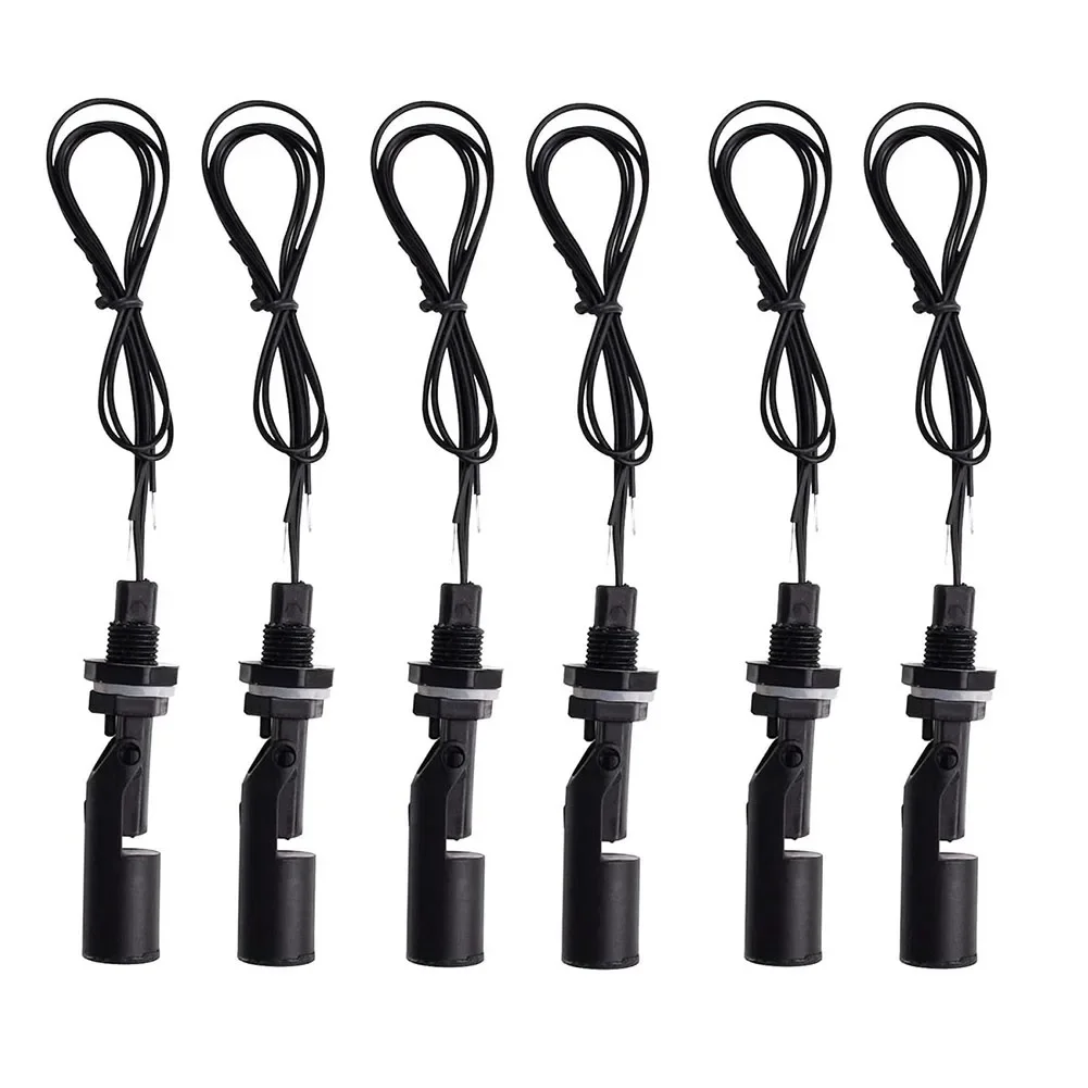 

6pcs Float Switch Tank Liquid Water Level Sensor Horizontal Float Switch Plastic Aquarium Tank Pool FlowSensor Accessory
