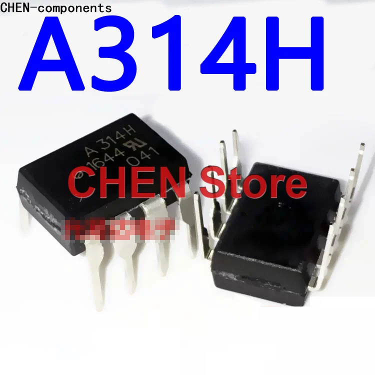 10pcs Original optocoupler A314H,HCPL-314H straight Insert