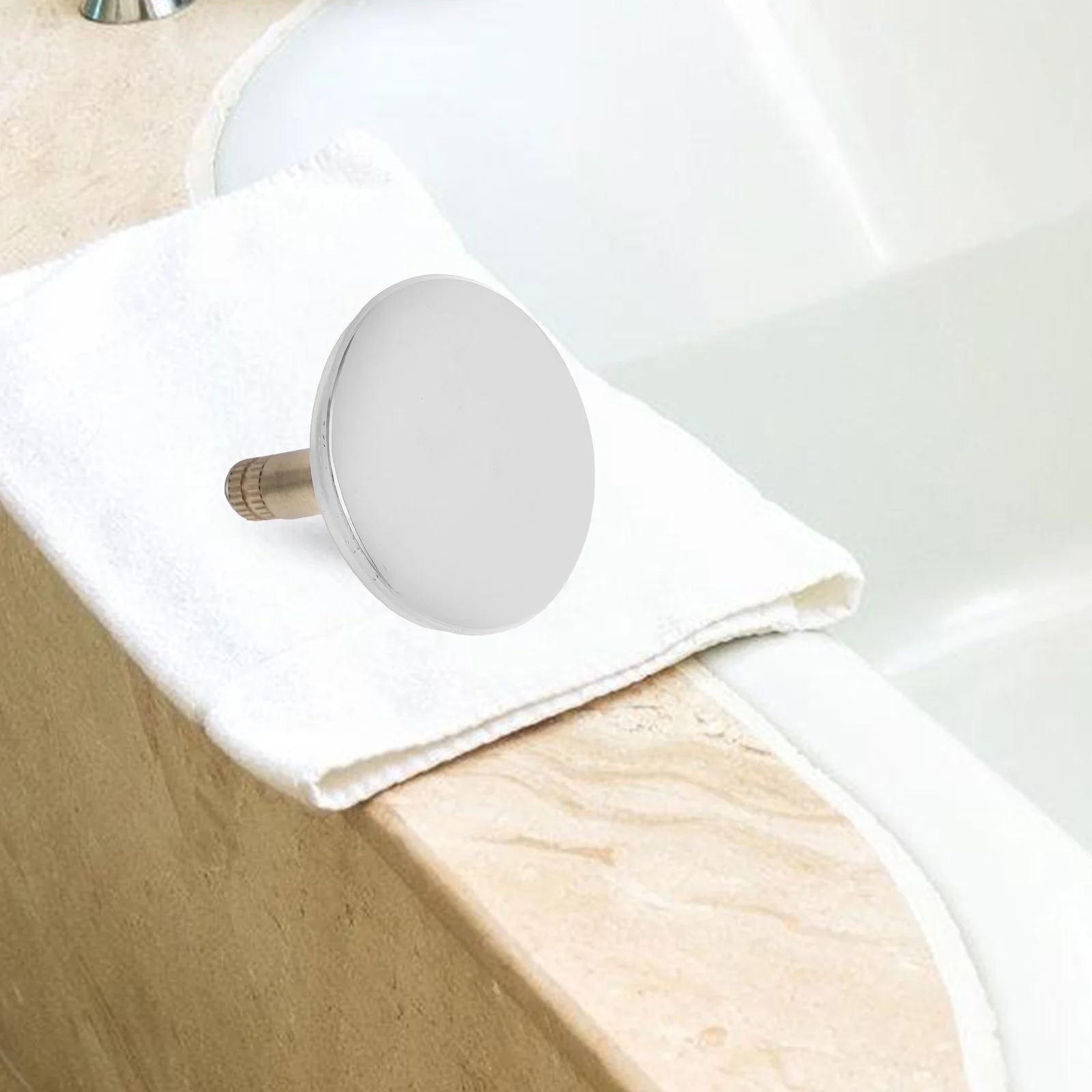 

Bathroom Drain Plug Strong Bathtub Accessory Simple Structure Rotating Sealing Drainage Convenient Fast Water Draining
