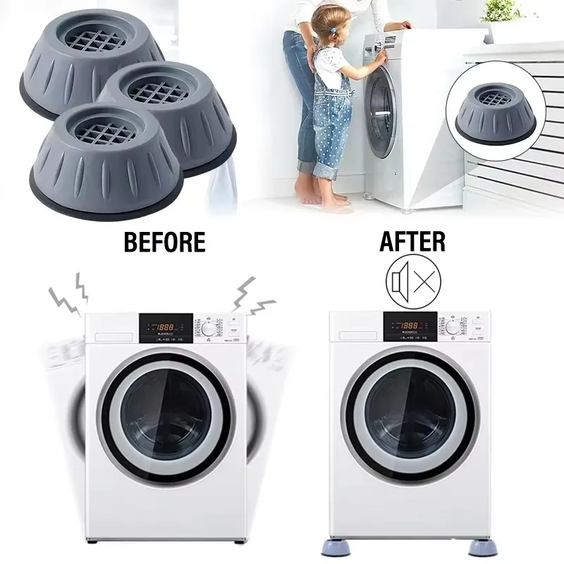 2/6/10/14Pcs Shockproof Foot Pad, Rubber Pad, Anti Slip Shock Absorber Bracket, Universal Washing Machine Furniture Foot Pad