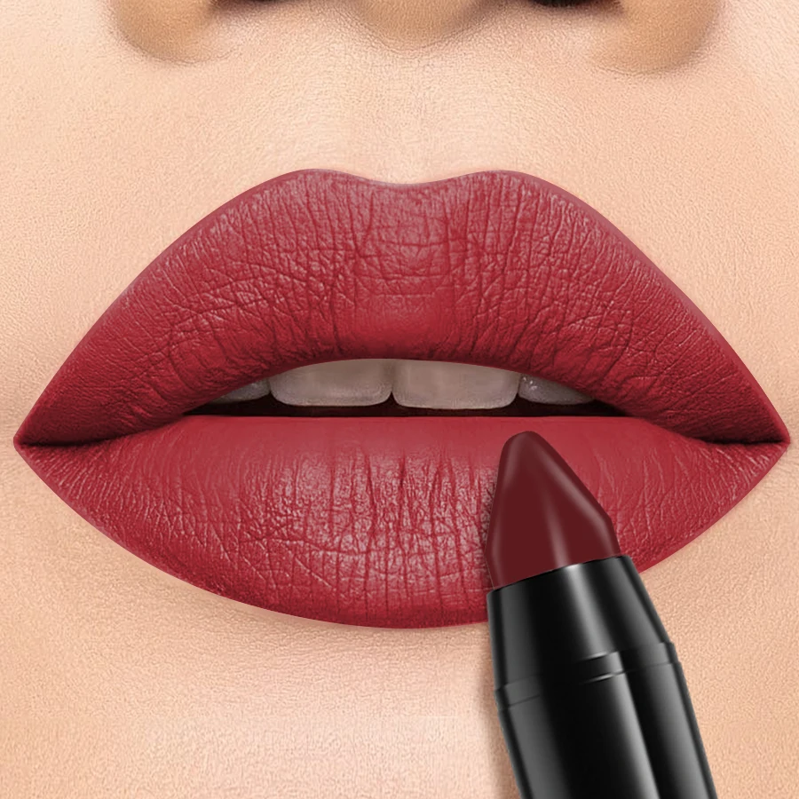 1PC 15 colori Nude Velet Matte Rossetto Penna Impermeabile di Lunga Durata Rosso Rosa Lip Liner Penna Trucco Coreano Lip Tint Lip Smalto