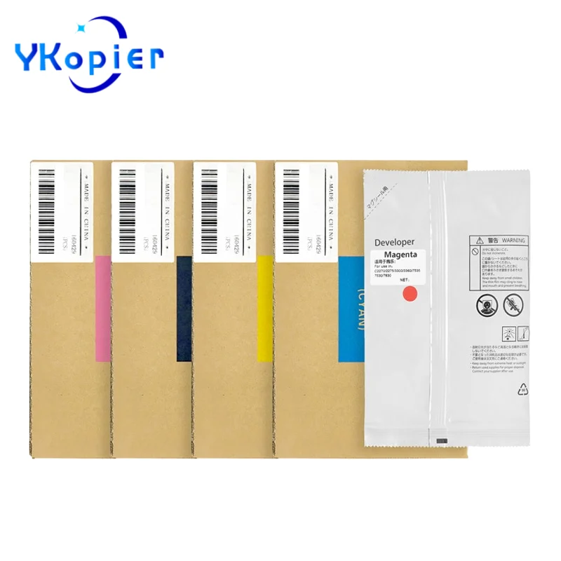 

DC700 Original Repack CMYK 500G Developer Powder для Fuji Xerox C 6500 6550 7500 7550 7775 560 700 7570 7780 7785 Developer