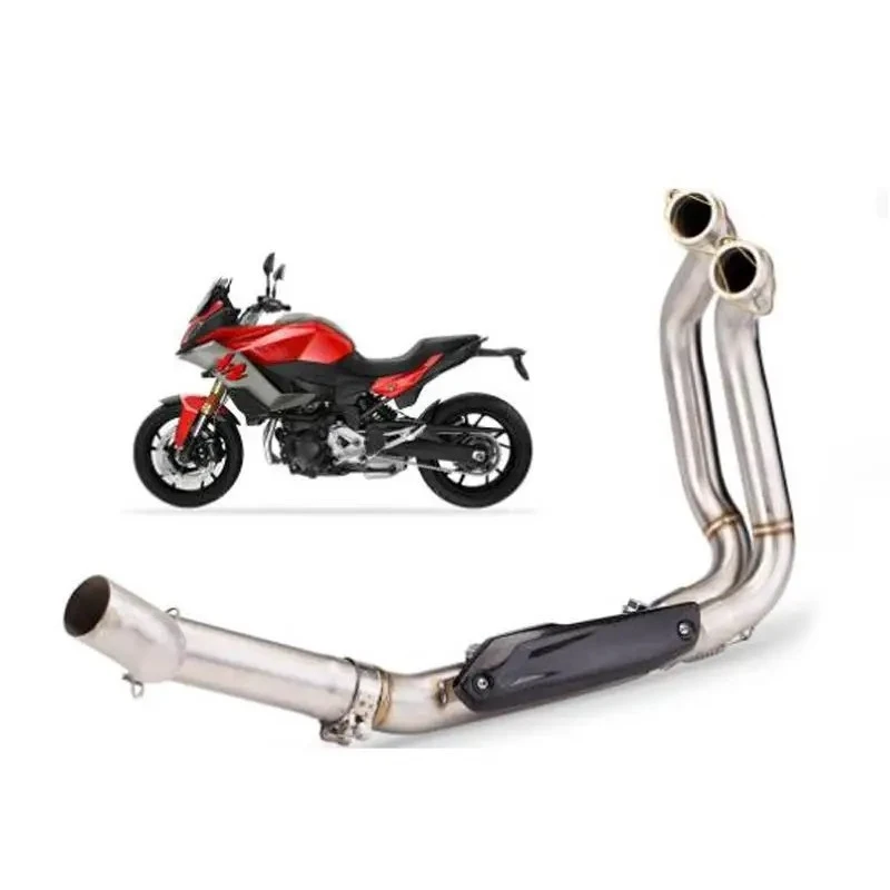 Full Pipe 51mm Stainless Steel Modify Motorcycle Full Exhaust System Middle Connection Tube for F900 R
