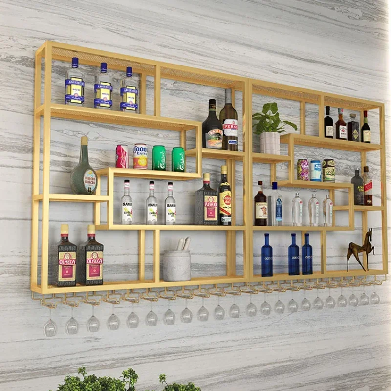 Estante de pared de vino Vintage Industrial, armario de cocina de lujo único, minimalista, muebles de almacenamiento Barek Szafka para fiesta de