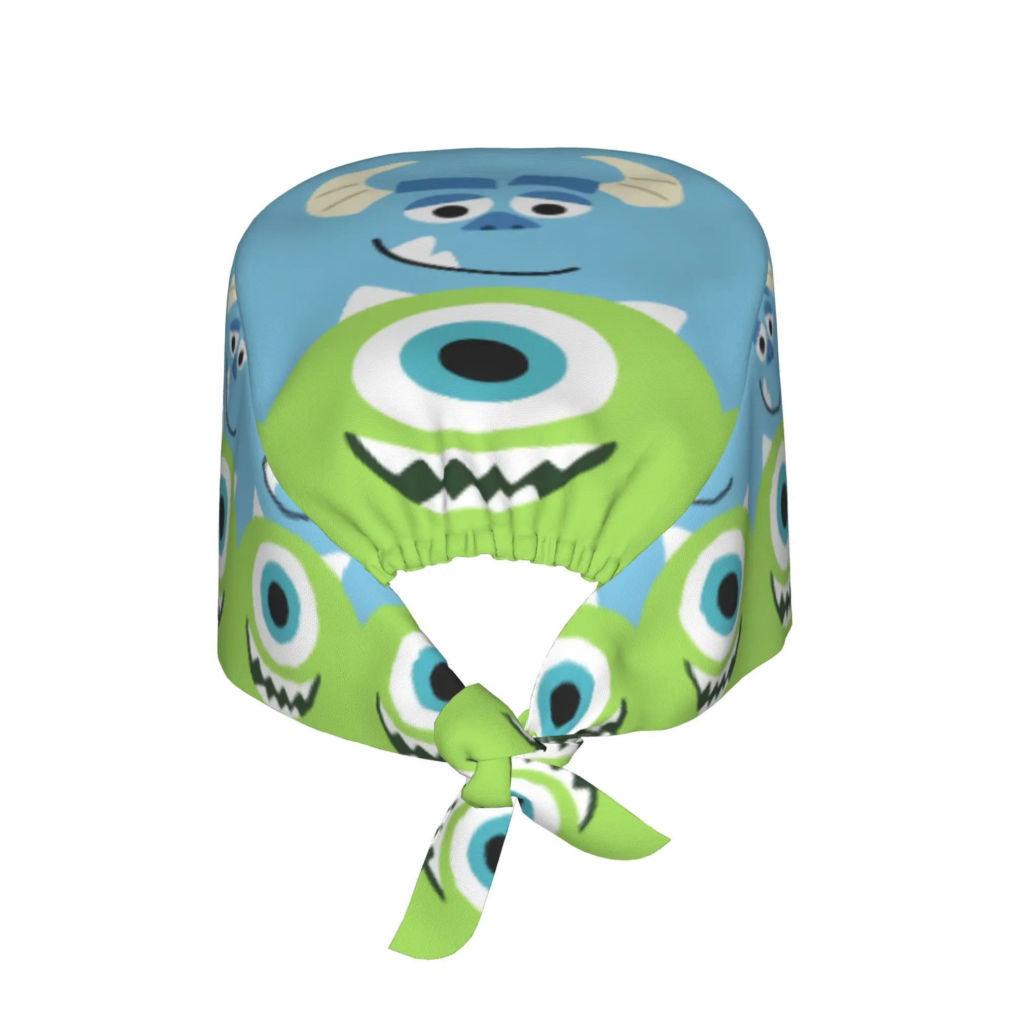 Custom Monsters Anime Universitye Medical Staff Scrubs Hat Women Men Cartoon Doctor Nursing Surgical Cap Scrub Caps