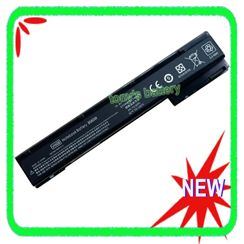 8 Cells VH08 Laptop Battery for HP EliteBook 8560w 8570w 8760w 8770w HSTNN-LB2Q VH08XL HSTNN-LB2P HSTNN-IB2P HSTNN-F10C QK641AA