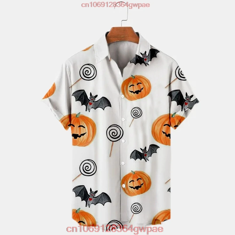 Disney Halloween Hawaiian Shirt Men Women Fashion Short Sleeve Shirt Mickey Halloween Hawaiian Shirt Casual Beach Shirt