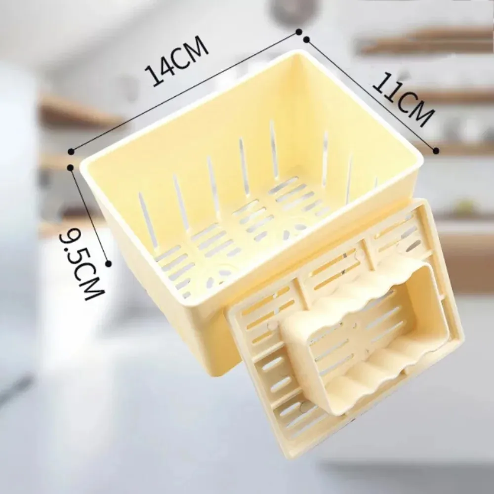 Homemade Tofu Mold Soybean Curd Tofu Making Mold With Cheese Cloth DIY Plastic Press Moulds Kitchen Cooking Tool Set