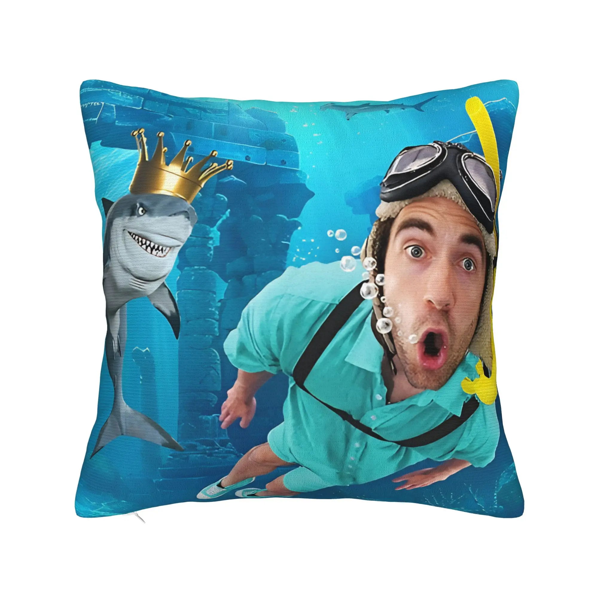 Danny Go Cartoon Pillow Cover  Soft Cushion Cover Novelty Pillow Case For Living Room Chair