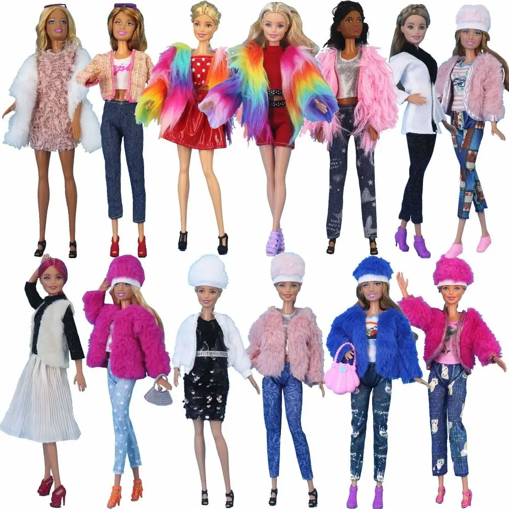 

1 Set Fashion Casual 1/6 Doll Clothes Hats Handmade DIY Girl Gift Toys Sweaters Pants for 29~32 cm Doll