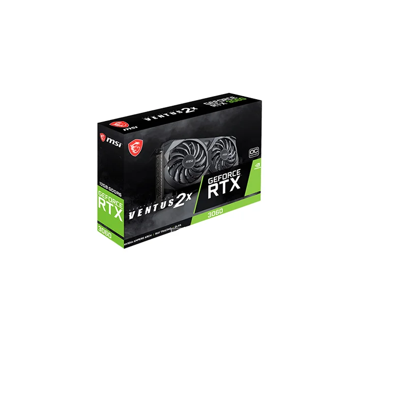 

Графическая карта GeForce RTX 3060 VENTUS 2X 12G OC для настольного ПК высокого качества с 8 Гб GDDR6 PCI Express вентилятор охладитель