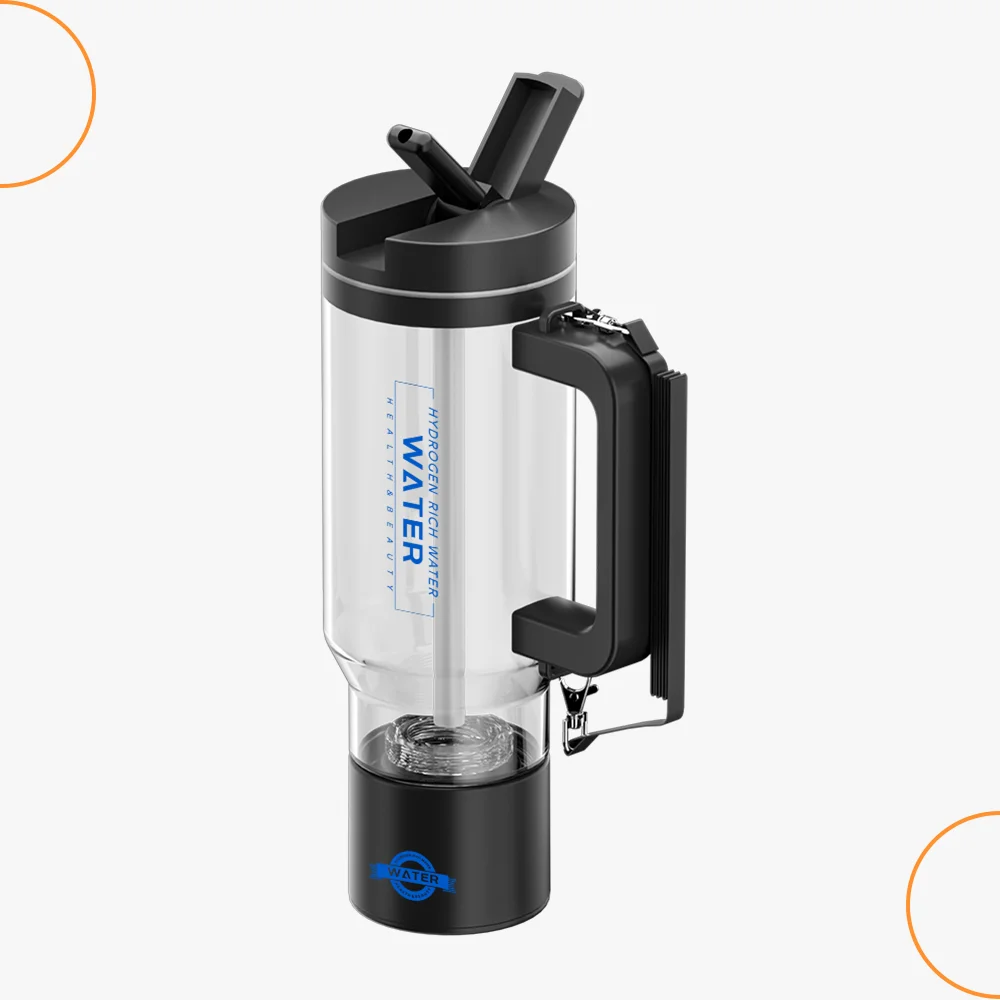 

Smart Library 2000+PPB Hydrogen Water Bottle High PPM Output, SPE/PEM Tech, Portable H2 Generator