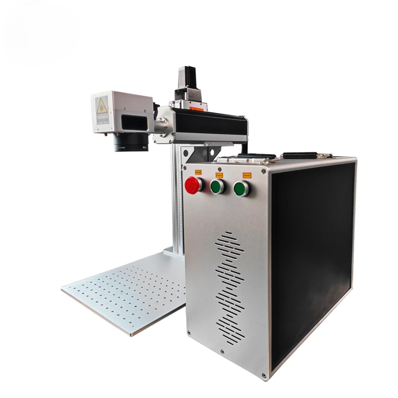 VOIERN factory 2.5D 3D fiber laser marking machine 100W and RAYCUS JPT 30W 60w MOPA M7 laser marking machine.