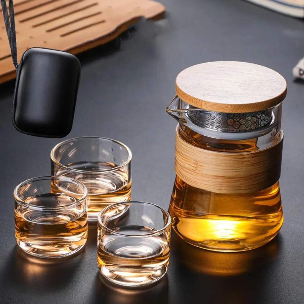 Tea Set with Infuser Small Size Teaware for Outdoor Watering