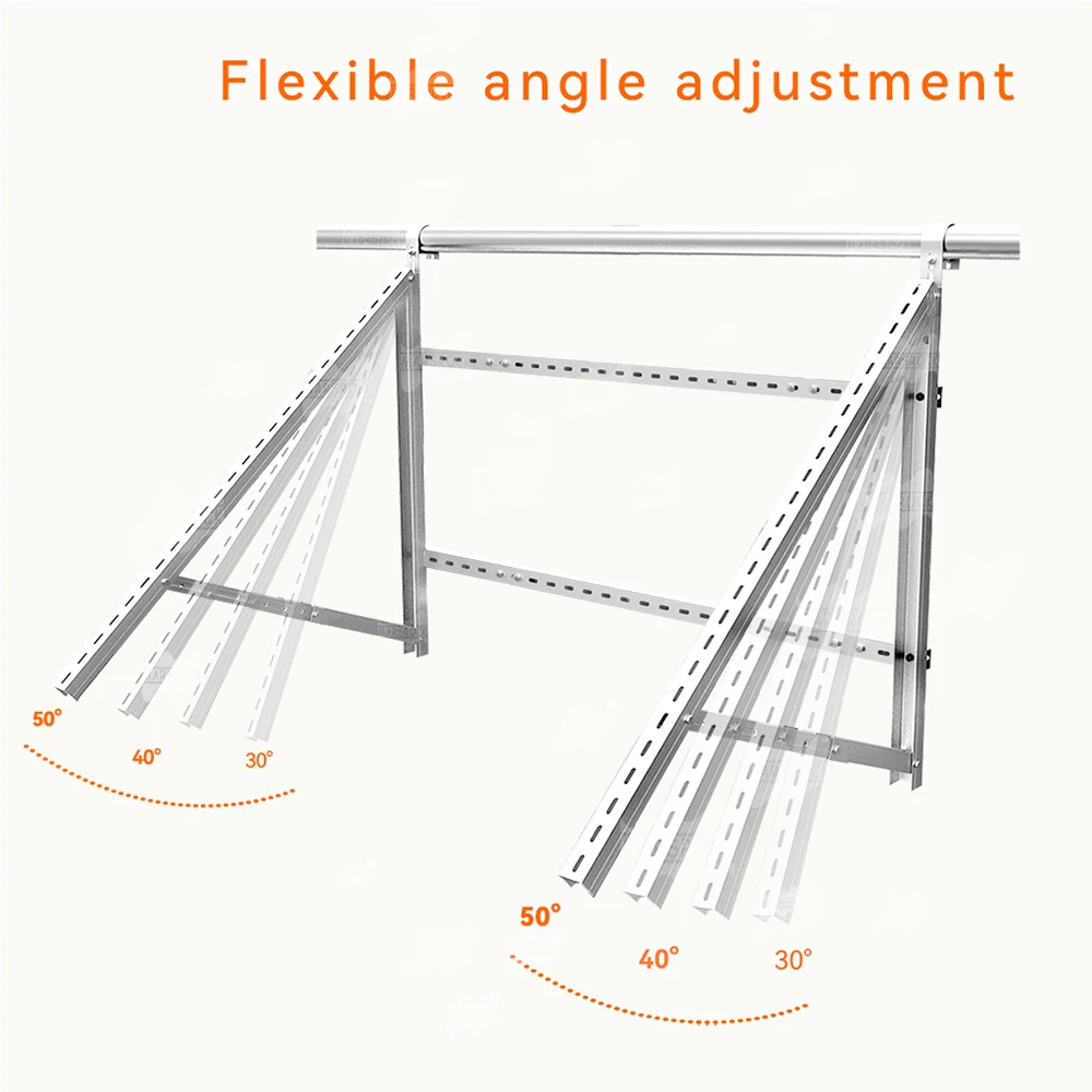 Langlebige Dreieckige Aluminium-Verstellbare Solarmodul-Montagehalterung Schnelle Installation, Wetterfestes Design Perfekt für Alle Arten – Detail 8