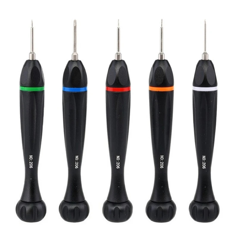 Multifunctional 5 in 1 Screwdriver Set Non-Slip Handle Precision Tools for Mobile Phone and Computer Disassembly
