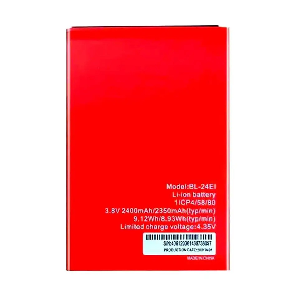 بطارية الهاتف المحمول BL-24EI 2400Mah لـ Itel A46 L5503 A44 Pro A41 Plus A17 IT1508 S13 A52 Lite