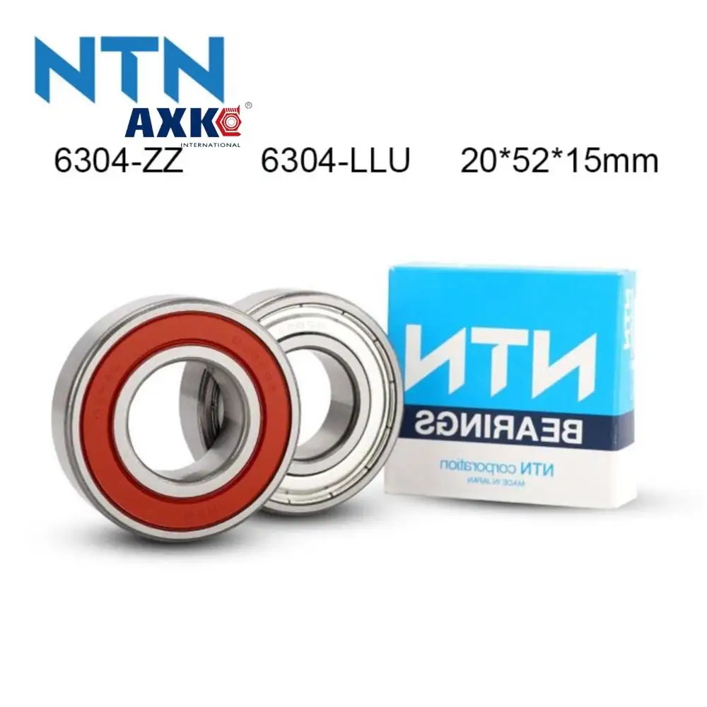 

Japan 100% NTN Original Bearing 2/5Pcs 6304-ZZ 6304-LLU ABEC-9 Ball Bearing 20x52x15mm High Speed Deep Groove 6304 Ball Bearing