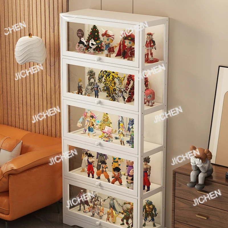 خزانة عرض صندوق تخزين أكريليك شفافة من LEGO POP MART خزانة عرض رف مزخرفة غير زجاجية #1