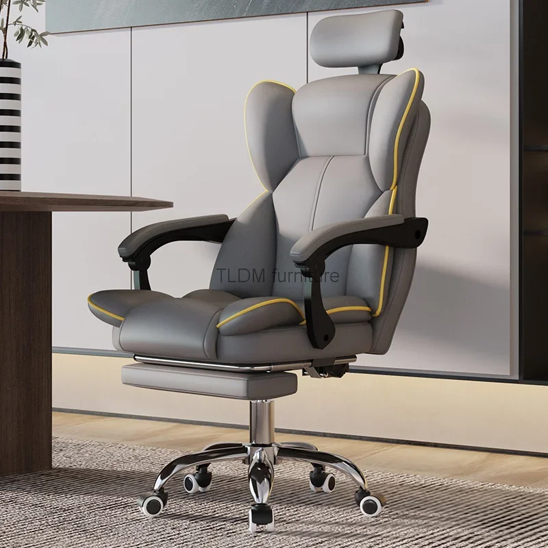 

Lift Ergonomic Gaming Computer Chair Gamer Pc Adjustable Office Chairs Latex Cushion Foot Rest Sedia Gamimg Home Furniture