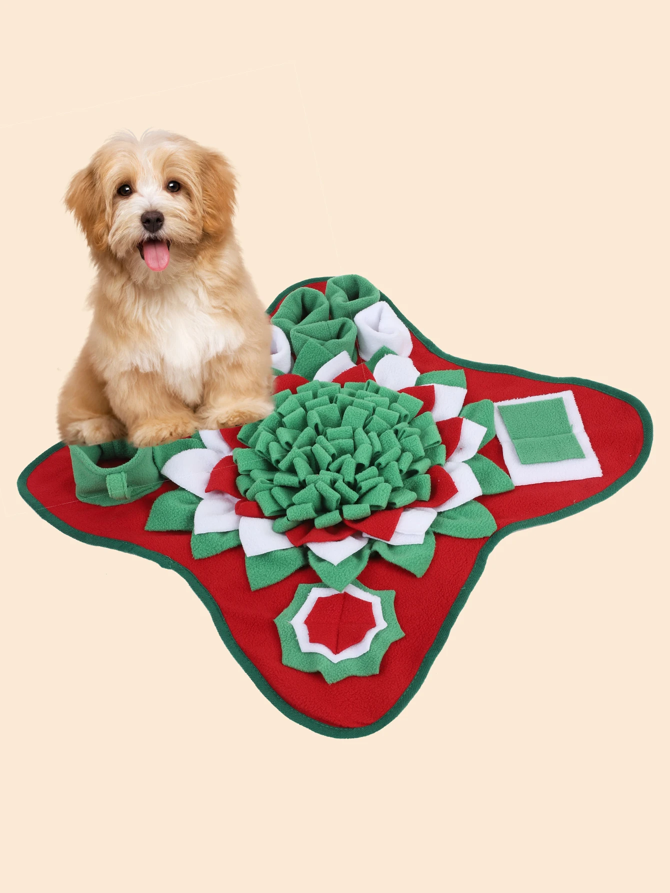 Christmas sniffing dog pad nose hair pad pet snack feeding pad smell pad non-slip durable spiritual stimulation and slow feeding