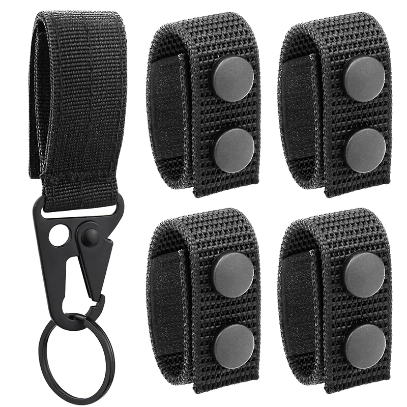 Tactical Duty Belt Keeper Stays with Tactical Gear Clip Nylon Duty Belt Keepers for 2