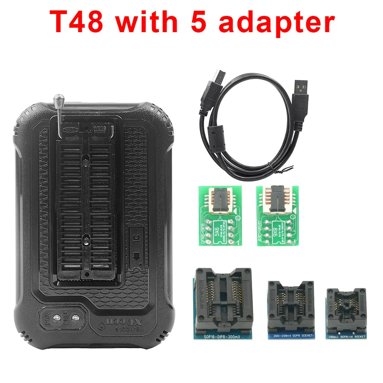 XGECU T48 TL866-3G Universal Programmer USB2.0 HS 480MHz Supports 31000+ ICs for Electronics Repair And Programming