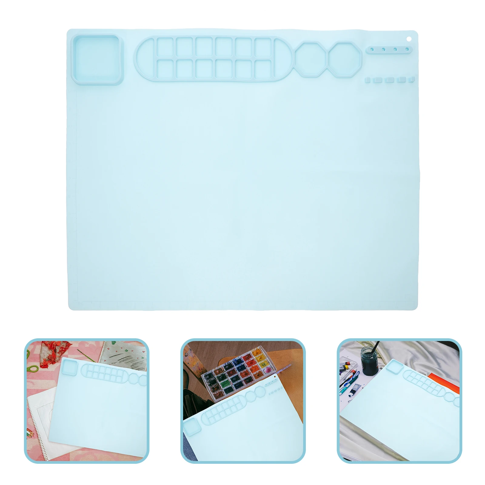 

Silicone Drawing Mat For Kids Reusable Craft Sheet Nonslip Waterproof Easy Clean Art Painting Resin Diy