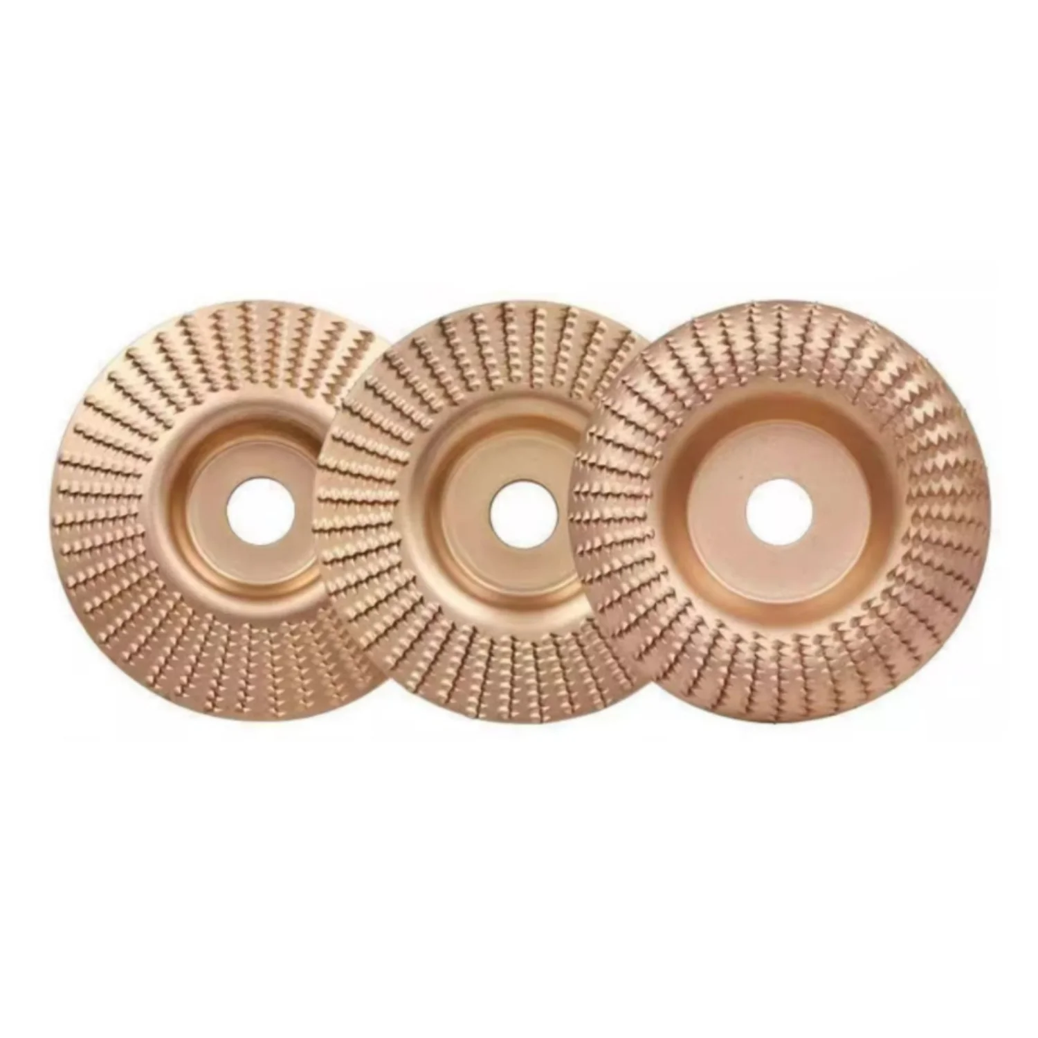 

Wood Sanding Disc 100 * 15mm 3-Piece Set Flat Curved Beveled Metal for 100-Series Angle Grinder Polishing Machine Grinding Disc