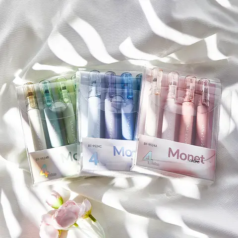 4 पीस पेस्टल हाइलाइटर सेट, जर्नलिंग, नोट लेने, स्कूल ऑफिस सप्लाई के लिए बड़ी क्षमता वाले नो ब्लीड सॉफ्ट कलर मार्कर 10 best sales फाइब्रोन्स - №9