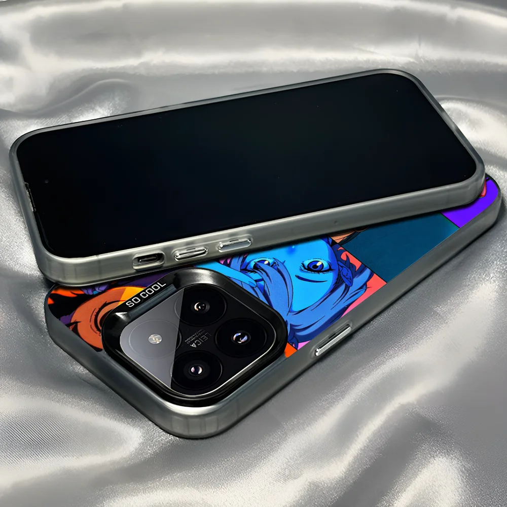 Epc Anime D-DandaDan Phone Case IMD Phone Case For IPhone 16 15 14 13 12 11 Pro Max Plus Color Silver Cover