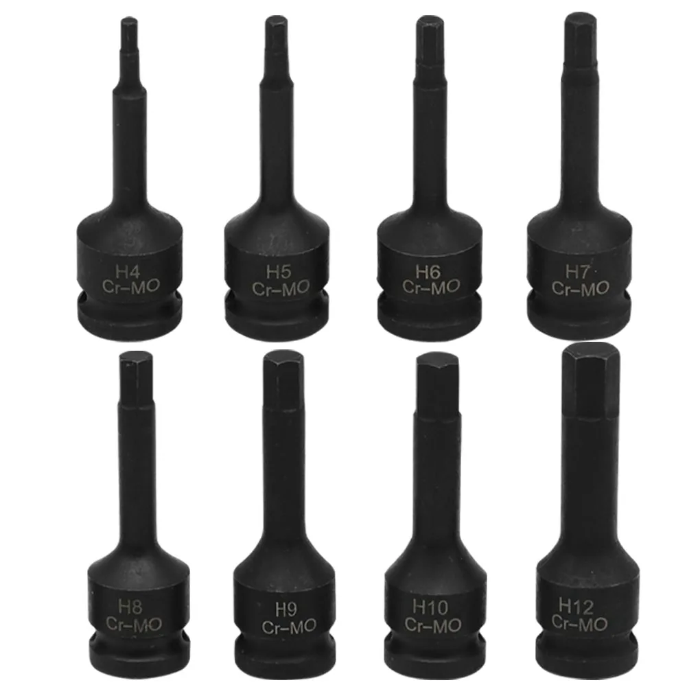 1pc 1 2 Inch Drive Socket Set Hex Bits Screwdriver Hex Bit Hexagon Hex Head Wrench Socket Adapter For Wrench Tool